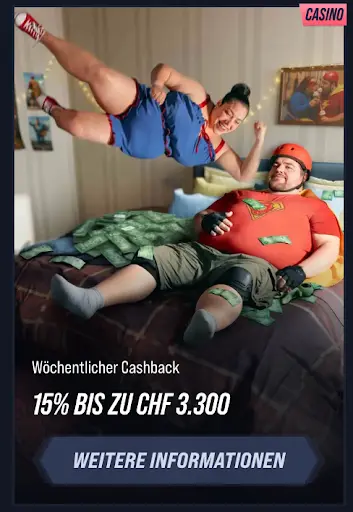 Superheldenkostüm sitzt im Pool voller Geldscheine